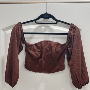 Brown Blouse